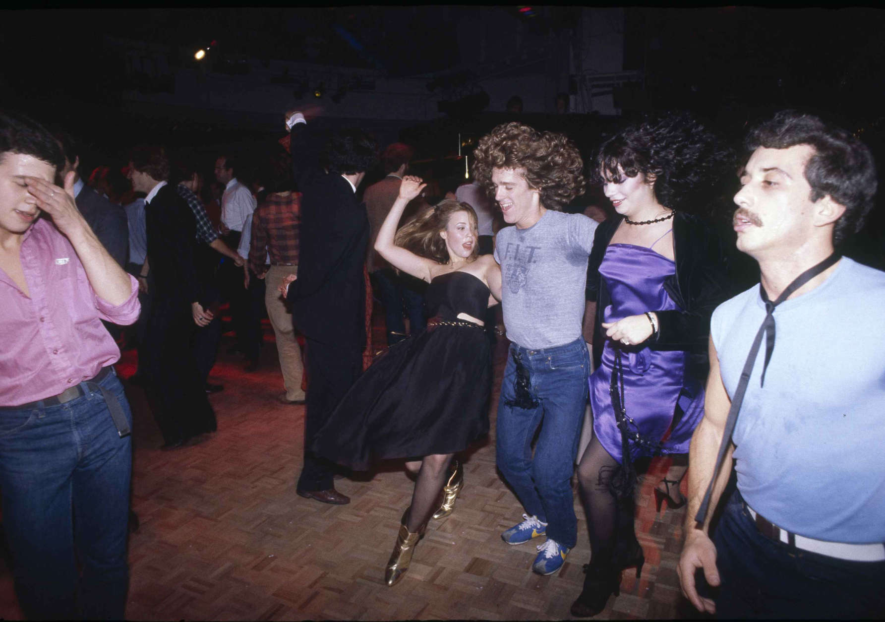 Dancers at Studio 54, the legendary New York disco, in 1978. (AP)