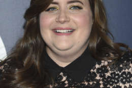 Comedian Aidy Bryant (”Saturday Night Live”) is 30 on May 7.
Aidy Bryant attends the premiere of HBO's "Girls" sixth and final season at Alice Tully Hall on Thursday, Feb. 2, 2017, in New York. (Photo by Evan Agostini/Invision/AP)