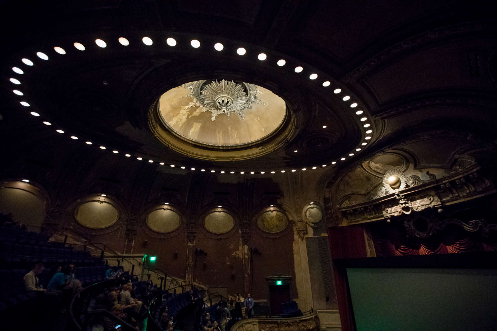 After decades of decay, it was acquired from the city by the Maryland Film Festival in July 2015, and restoration began in the November of that year. (Courtesy Chelsea Clough/Abel Communications)