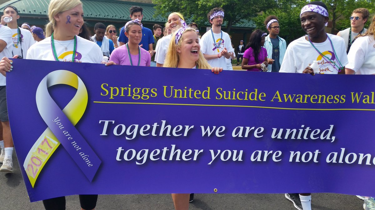 This year is the third annual  “Suicide Awareness Walk.” (WTOP/Kathy Stewart)