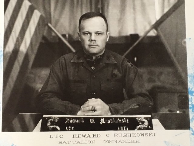 Lieutenant Colonel Ed Rushkowski in Korea. (Courtesy the Rushkowski family)