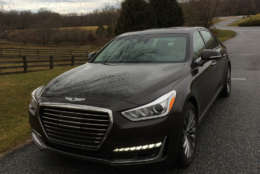 The Genesis G90 is a serious large luxury sedan that gives you what you want without the high price of the normal large luxury sedan. (WTOP/Mike Parris)
