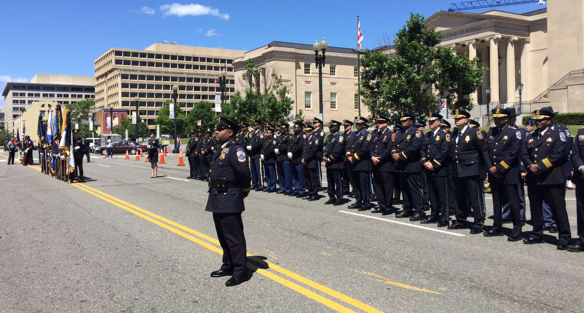 The Washington Area Law Enforcement Officers Memorial Service. (WTOP/Kristi King)