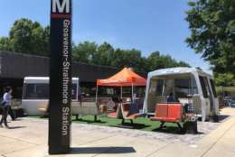 The pop-up vendor plaza is part of a pilot project for Metro to see if food stalls and other vendors make sense for Metro stops. (Courtesy Fivesquares Development)
