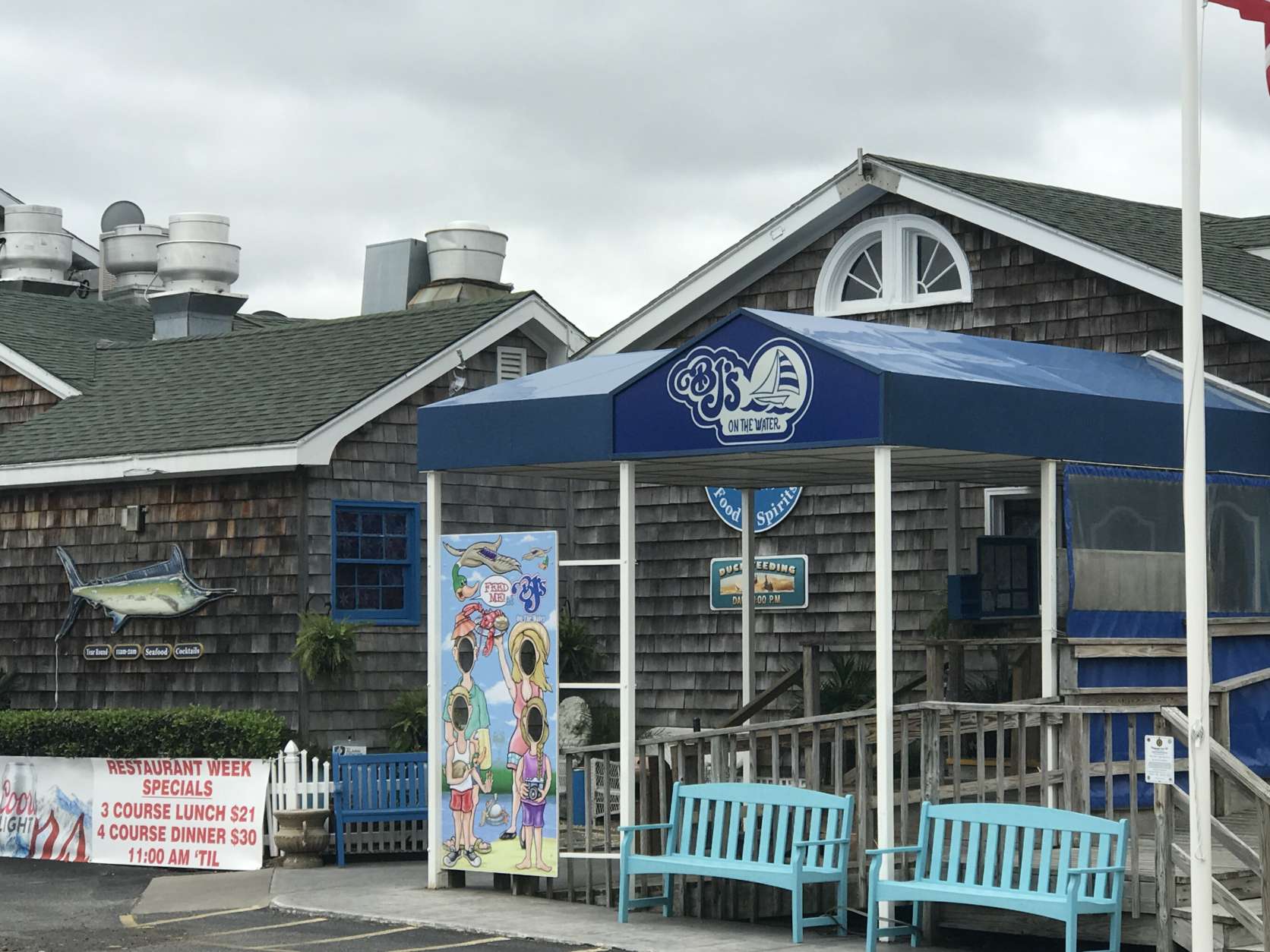 <a href="http://bjsonthewater.com/our-menu/"><strong>BJ's on the Water</strong></a>
<em>115 75th St, Ocean City, Maryland </em>

WTOP's Julia Ziegler says BJ's has great views of the bay, free popcorn at the bar and live music. Her go-to order is the seafood skins, which she describes as "a great mix of potato skins and seafood salad, topped with cheese. You won’t regret it!" (WTOP/Megan Cloherty)