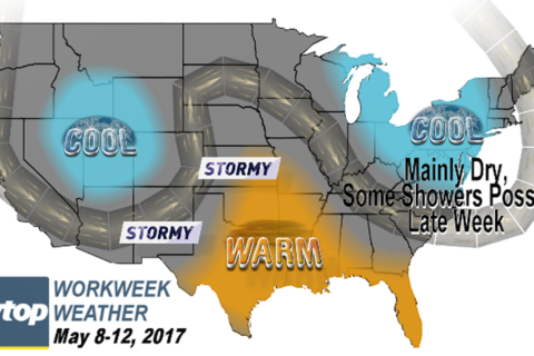 Workweek weather: Cool, dry conditions roll in for week ahead