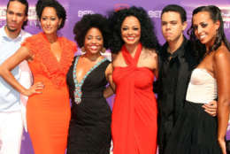 Lifetime Achievement Award honoree singer Diana Ross (3rd from Right) and family arrive at the 2007 BET Awards held at the Shrine Auditorium on June 26, 2007 in Los Angeles, California. (Photo by Frederick M. Brown/Getty Images)