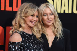 Goldie Hawn, left, and Kate Hudson arrive at the Los Angeles premiere of "Snatched" at the Regency Village Theatre on Wednesday, May 10, 2017. (Photo by Jordan Strauss/Invision/AP)