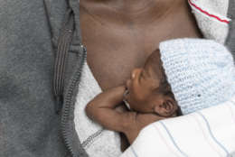 The statement says a 40-person team was involved and the delivery required hours of planning. Ajibola Taiwo, a native of Nigeria, gave birth via cesarean section. (Courtesy Allen Jones, University Marketing)