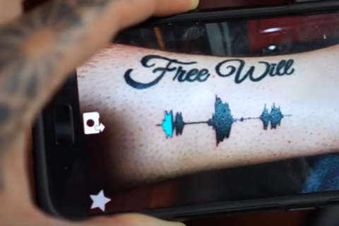 A tattoo that talks and sings? Yup, there’s an app for that