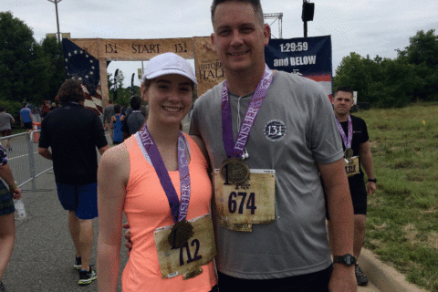 Father, daughter finish 10th consecutive Marine Corps Historic Half
