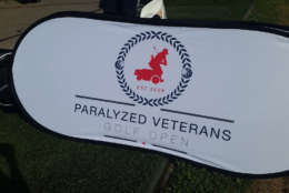 The Paralyzed Veterans Golf tournament has raised $3.2 million over the past decade for the Paving Access for Veterans Employment, or PAVE, employment program. (WTOP/Kathy Stewart)
