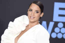 Dascha Polanco arrives at the BET Awards at the Microsoft Theater on Sunday, June 25, 2017, in Los Angeles. (Photo by Richard Shotwell/Invision/AP)