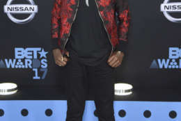 Caleb McLaughlin arrives at the BET Awards at the Microsoft Theater on Sunday, June 25, 2017, in Los Angeles. (Photo by Richard Shotwell/Invision/AP)