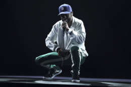 Big Sean performs at the BET Awards at the Microsoft Theater on Sunday, June 25, 2017, in Los Angeles. (Photo by Matt Sayles/Invision/AP)