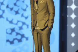 Jussie Smollett speaks at the BET Awards at the Microsoft Theater on Sunday, June 25, 2017, in Los Angeles. (Photo by Matt Sayles/Invision/AP)