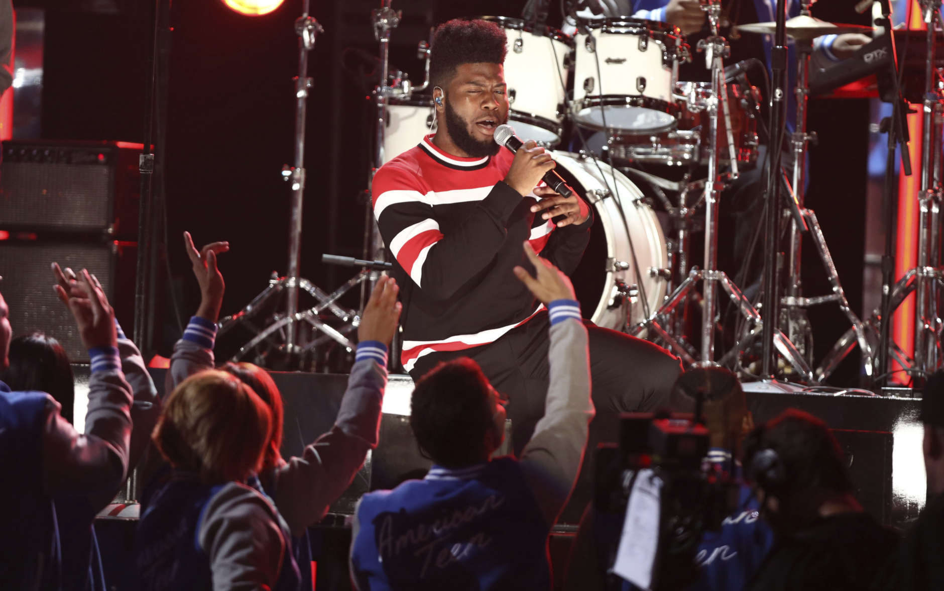 Khalid performs at the BET Awards at the Microsoft Theater on Sunday, June 25, 2017, in Los Angeles. (Photo by Matt Sayles/Invision/AP)