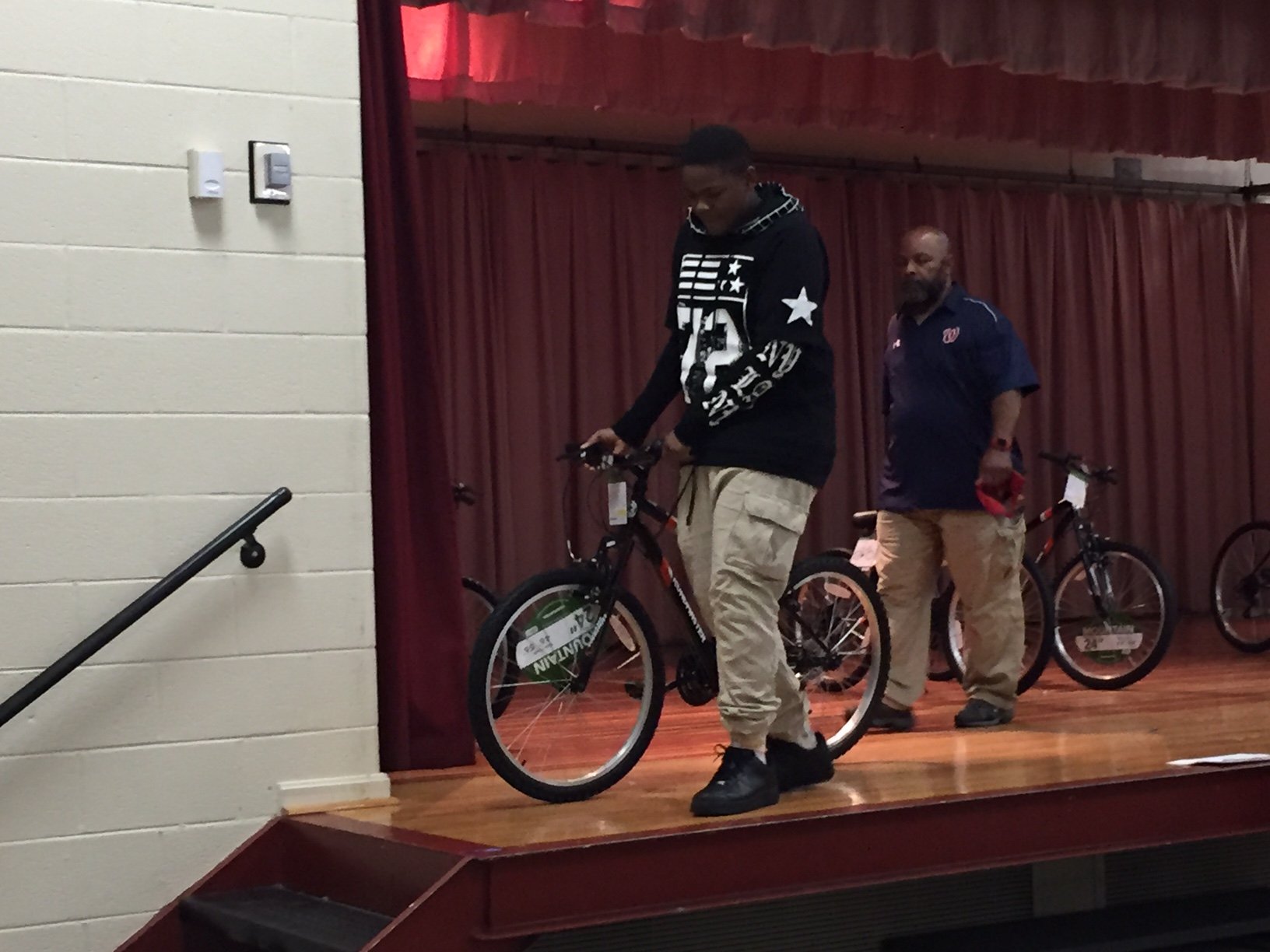 Perfect attendance means free bikes for Prince middle