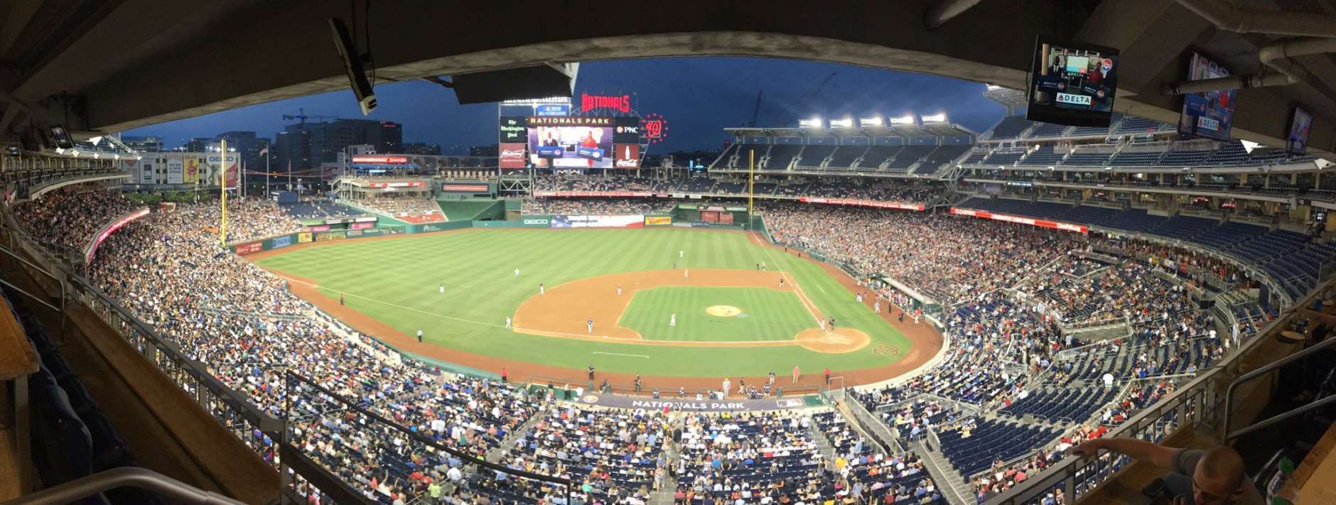 Nearly 25,000 attended Thursday's Congressional Baseball Game at Nats Park. (WTOP/George Wallace)