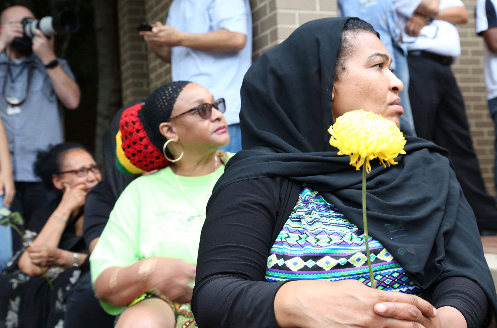Scenes from the vigil in honor of Nabra Hassanen on Wednesday, June 21, 2017, in Reston, Va. (WTOP/Omama Altaleb)