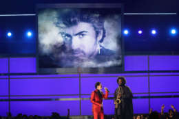 LOS ANGELES, CA - JUNE 25: El DeBarge (L) and Kamasi Washington perform onstage at 2017 BET Awards at Microsoft Theater on June 25, 2017 in Los Angeles, California.  (Photo by Frederick M. Brown/Getty Images )