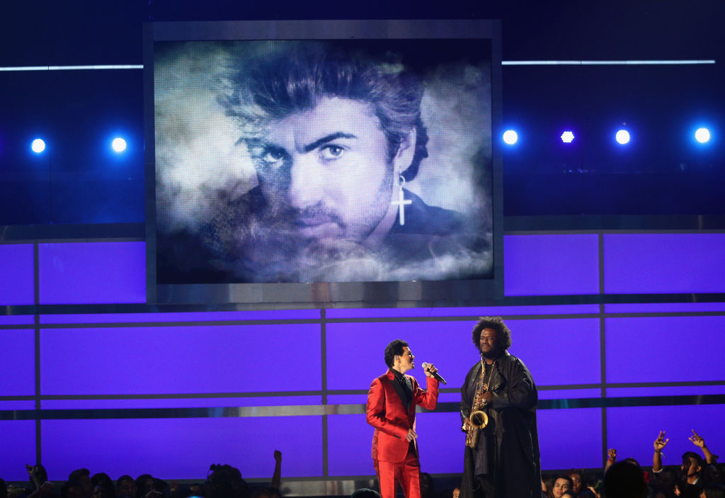 LOS ANGELES, CA - JUNE 25: El DeBarge (L) and Kamasi Washington perform onstage at 2017 BET Awards at Microsoft Theater on June 25, 2017 in Los Angeles, California.  (Photo by Frederick M. Brown/Getty Images )