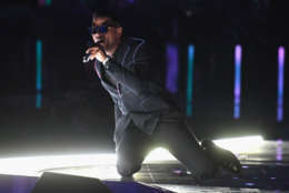 LOS ANGELES, CA - JUNE 25:  Maxwell preforms onstage at 2017 BET Awards at Microsoft Theater on June 25, 2017 in Los Angeles, California.  (Photo by Paras Griffin/Getty Images for BET)