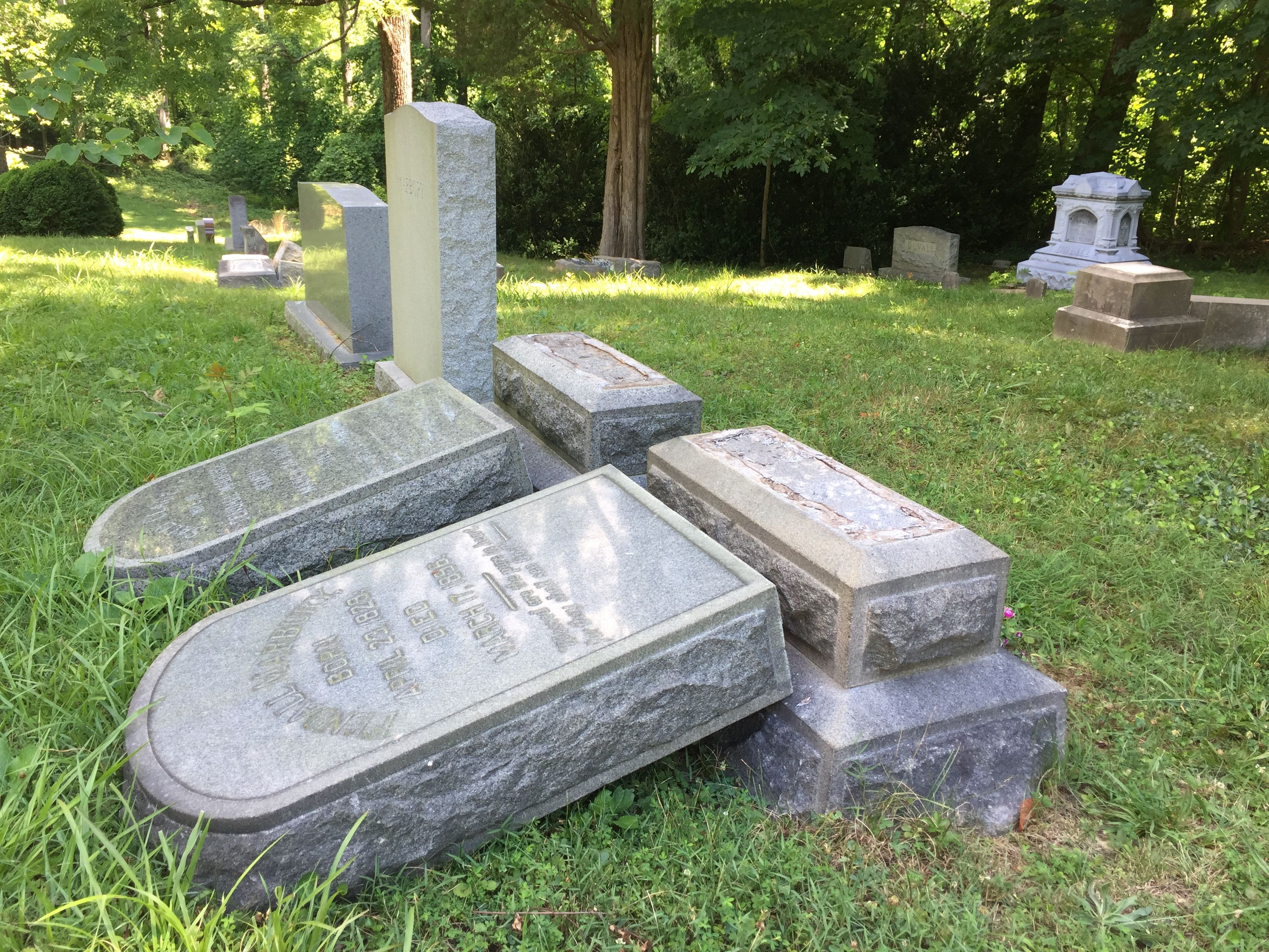 Historic Prince George's Co. cemetery vandalized | WTOP