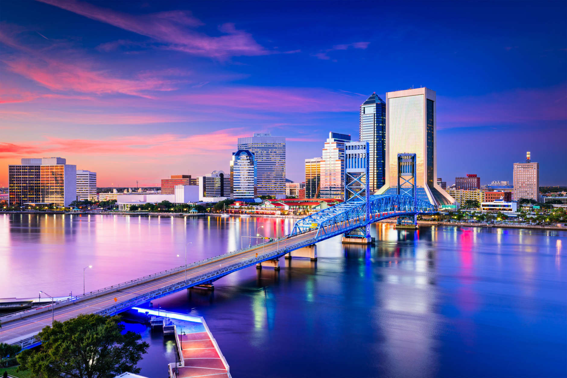 Jacksonville, Florida, USA Skyline.