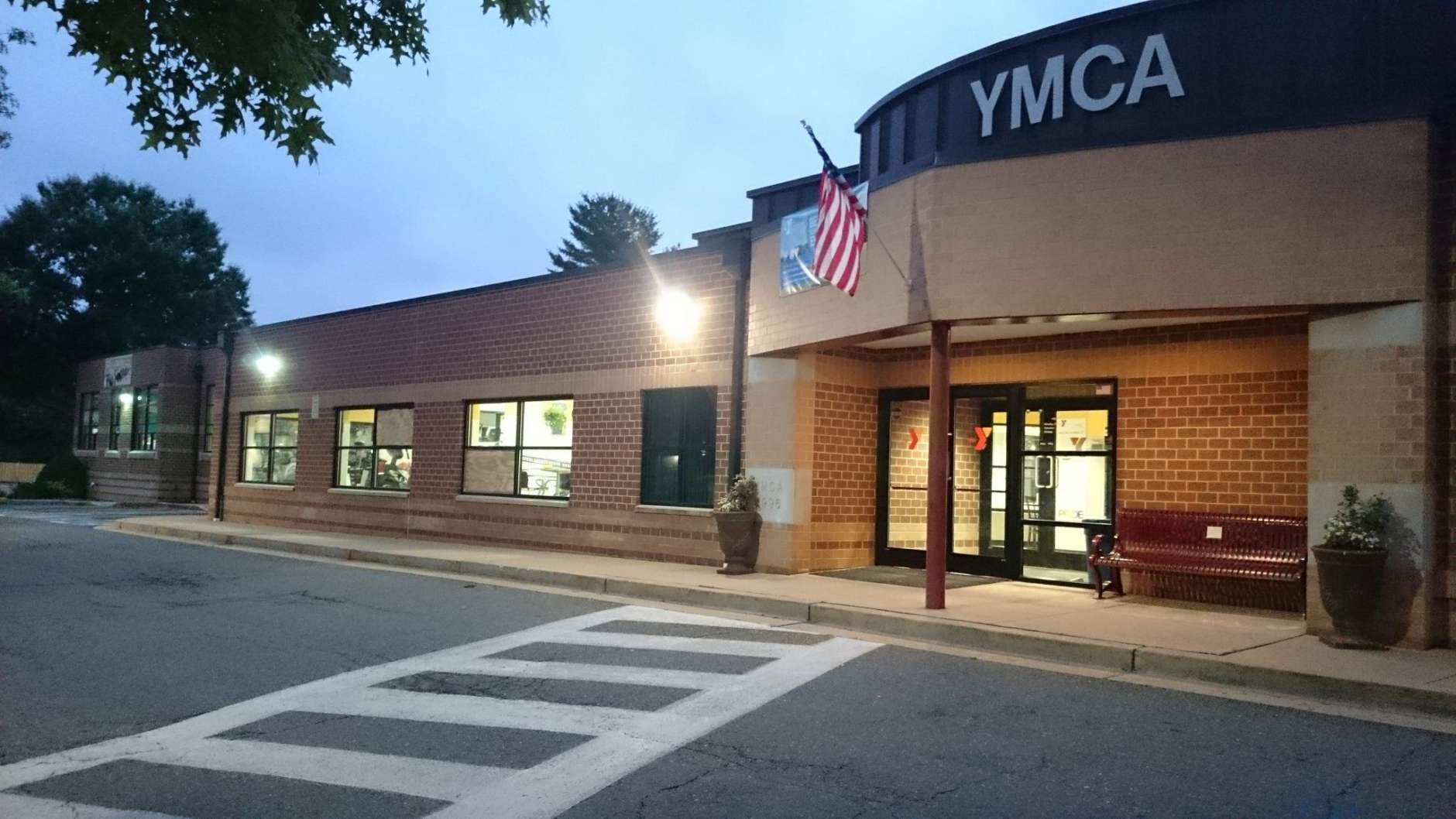 The Alexandria YMCA and Eugene Simpson Stadium are both back open Saturday after Wednesday's baseball practice shooting. (WTOP/Dennis Foley)