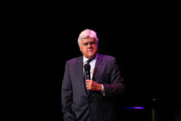 WASHINGTON, DC - JUNE 05: Jay Leno performs on stage during the National Night Of Laughter And Song event hosted by David Lynch Foundation at the John F. Kennedy Center for the Performing Arts on June 5, 2017 in Washington, DC. (Photo by Tasos Katopodis/Getty Images for David Lynch Foundation)
