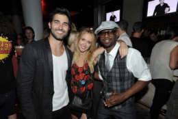 EXCLUSIVE - From left, Tyler Hoechlin, Anna Camp and Nelsan Ellis attend Entertainment Weekly's Comic-Con Celebration at FLOAT at the Hard Rock Hotel on Saturday, July 20, 2013, in San Diego. (Photo by John Shearer/Invision for Entertainment Weekly/AP Images)