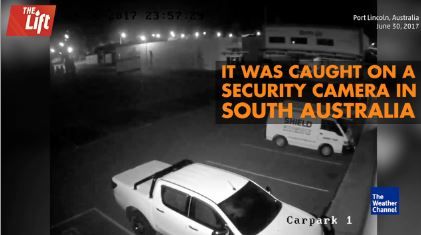 Watch: Security camera captures fireball over Australia