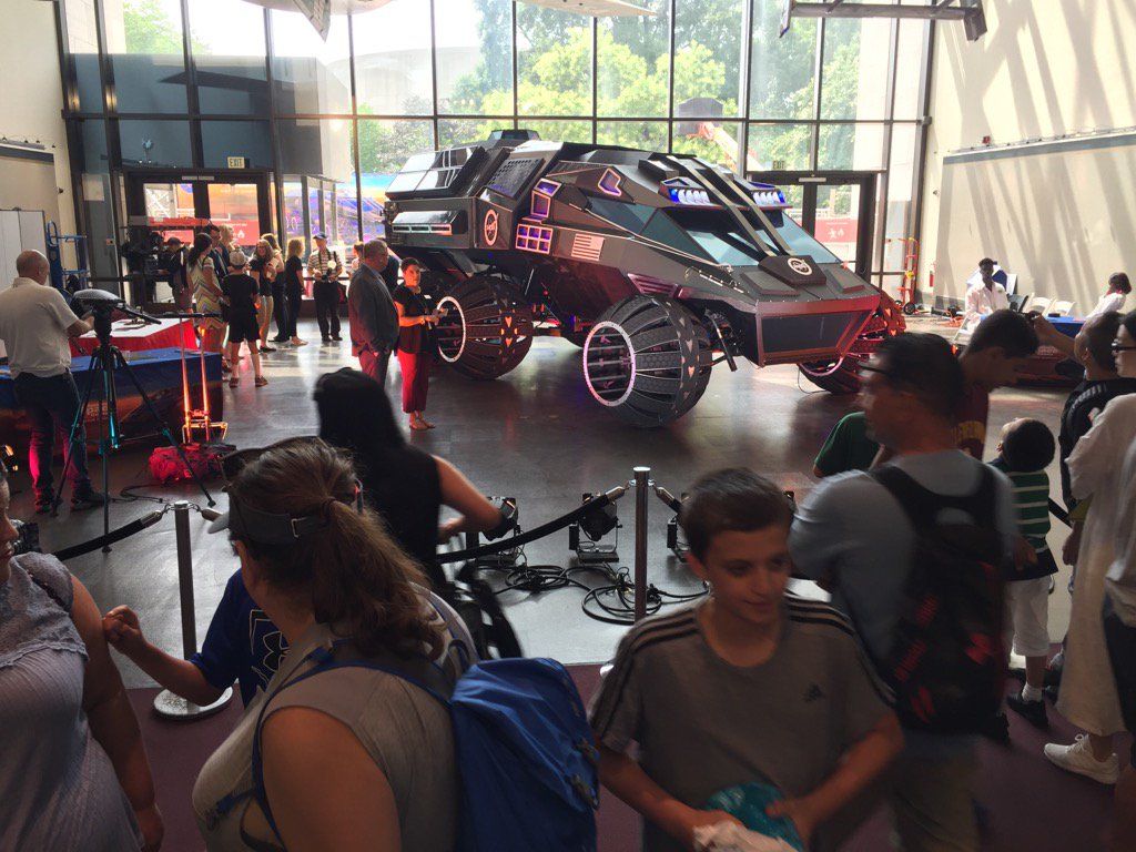 Mars Day at the National Air and Space Museum runs from 10 a.m. to 3 p.m. Friday. The Mars rover concept vehicle will be at the museum until 3 p.m. on Saturday. (WTOP/Kristi King)