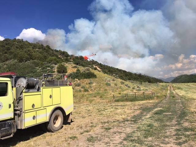 The MDS #1 crew is made up of firefighters from the Maryland Forest Service, Maryland Park Service, Maryland Wildlife and Heritage Service along with volunteer firefighters from Washington and Caroline Counties. (Courtesy Rio Blanco County Sheriff's Office))