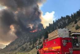 Maryland firefighters have been sent to the Rocky Mountains of Colorado. (Courtesy Rio Blanco County Sheriff's Office)