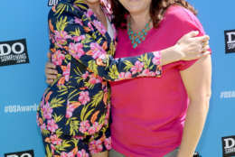 HOLLYWOOD, CA - JULY 31:  (L-R) Actress Stevie Ryan and SVP, West Coast Production &amp; Development at VH1 Jill Holmes arrive at the DoSomething.org and VH1's 2013 Do Something Awards at Avalon on July 31, 2013 in Hollywood, California.  (Photo by Michael Buckner/Getty Images for VH1)