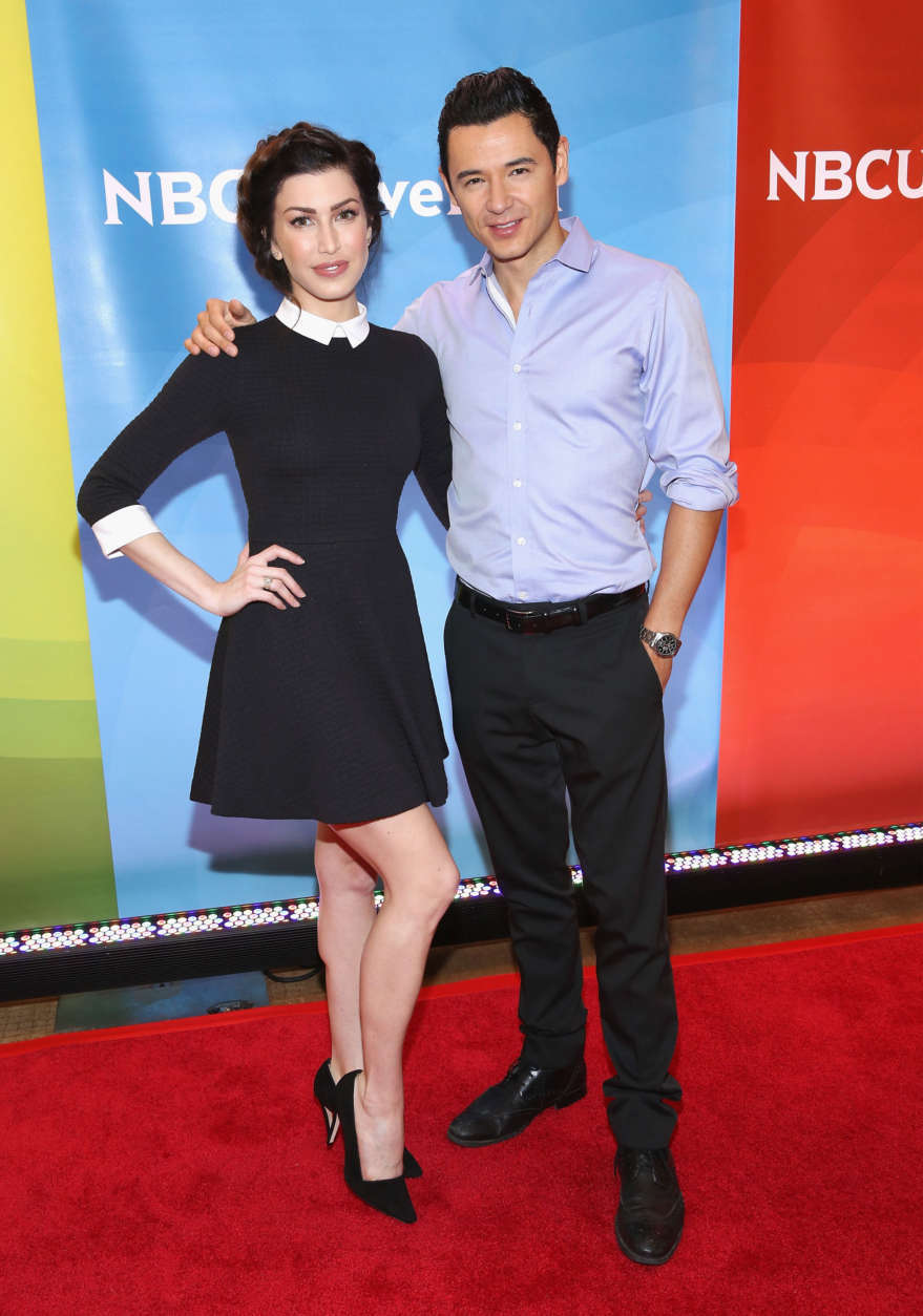 NEW YORK, NY - JUNE 24: Stevie Ryan and Dr. Mike Dow attend the NBC's 2015 New York Summer Press Day at Four Seasons Hotel New York on June 24, 2015 in New York City.  (Photo by Robin Marchant/Getty Images)