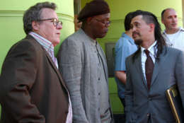 HOLLYWOOD - NOVEMBER 14: Actor John Heard, actor Samel L. Jackson and actor Clifton Collins Jr. attend the posthumous presentation of the 2,374th star on Hollywood's Walk of Fame to actor Pedro Gonzalez-Gonzalez on November 14, 2008 in Hollywood, California. (Photo by Alberto E. Rodriguez/Getty Images)
