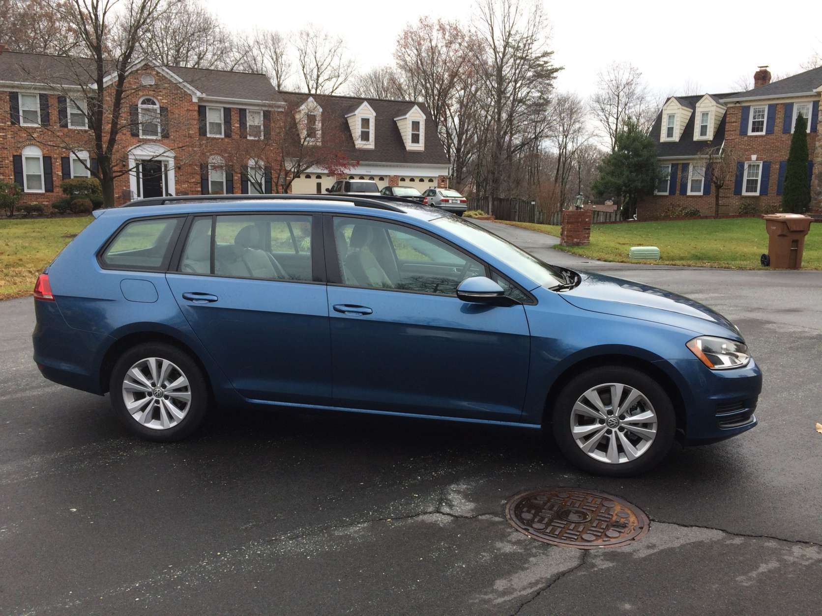 Volkswagen has tried to make the Golf SportWagen more modern-looking. (WTOP/Mike Parris)