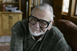 Director and writer George Romero poses for a photograph while talking about his film "Diary of the Dead' at the Sundance Film Festival in Park City, Utah, on Monday, Jan. 21, 2008.  Romero shot the first of his five zombie films, 'Night of the Living Dead', nearly four decades ago. (AP Photo/Amy Sancetta)
