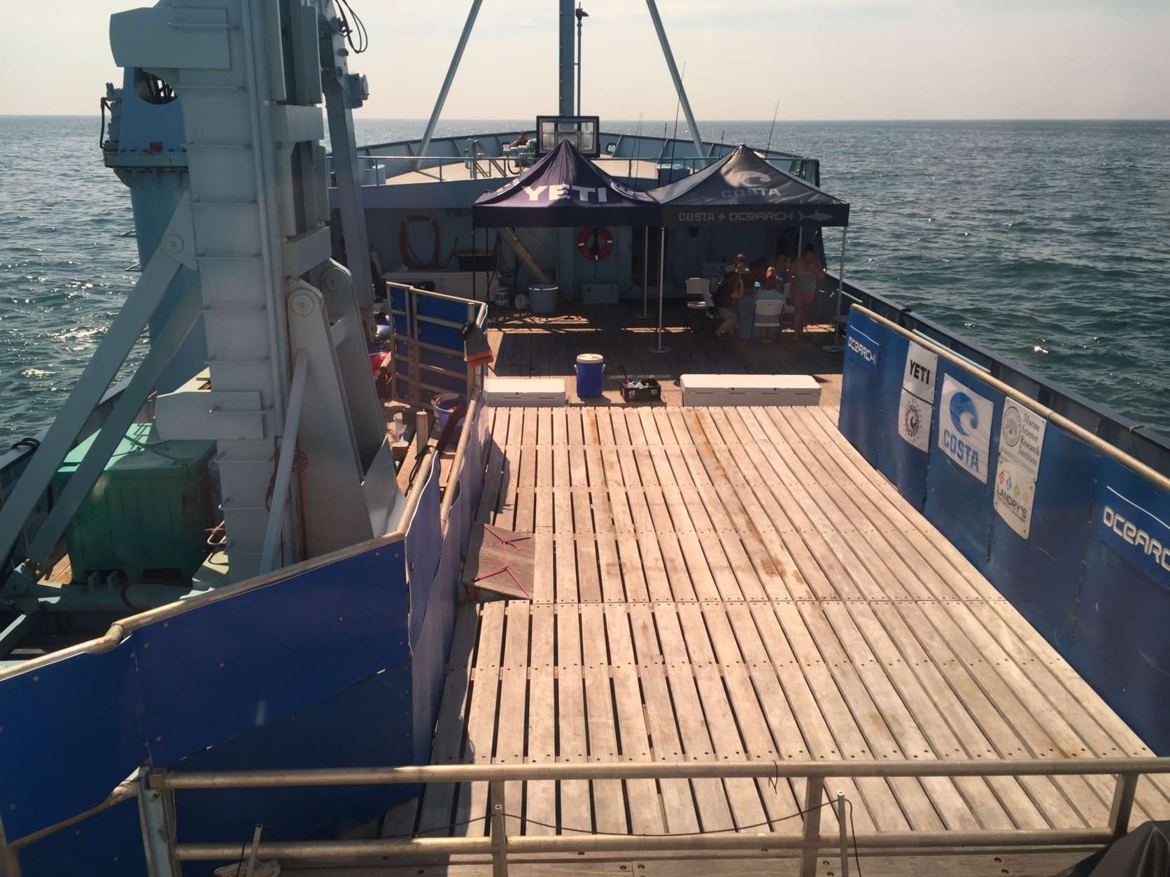 If this kind of boat looks familiar, it's because the OCEARCH is actually a decommissioned crab boat. (WTOP/Michelle Basch)