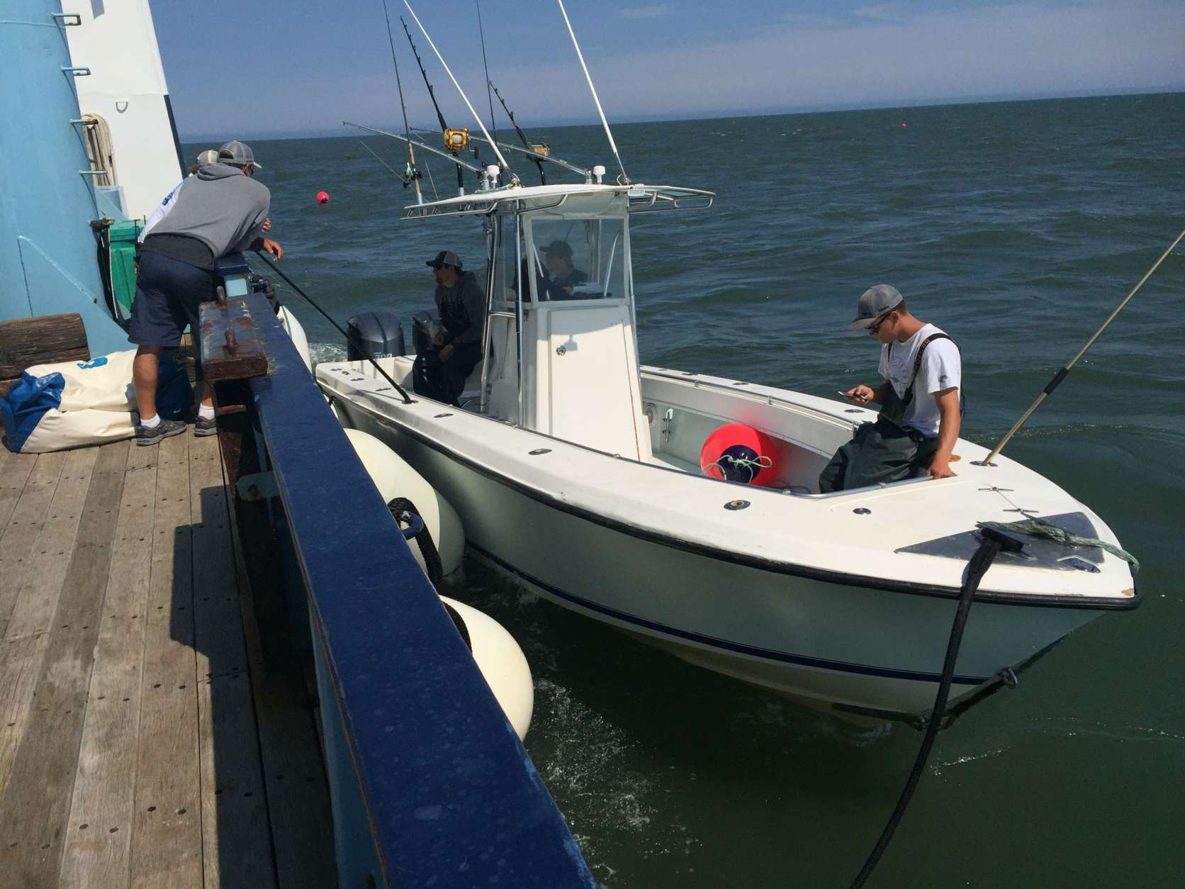 OCEARCH is also the name of the nonprofit group that operates the ship, tags and tracks sharks, and allows researchers access to the fish for study. (WTOP/Michelle Basch)