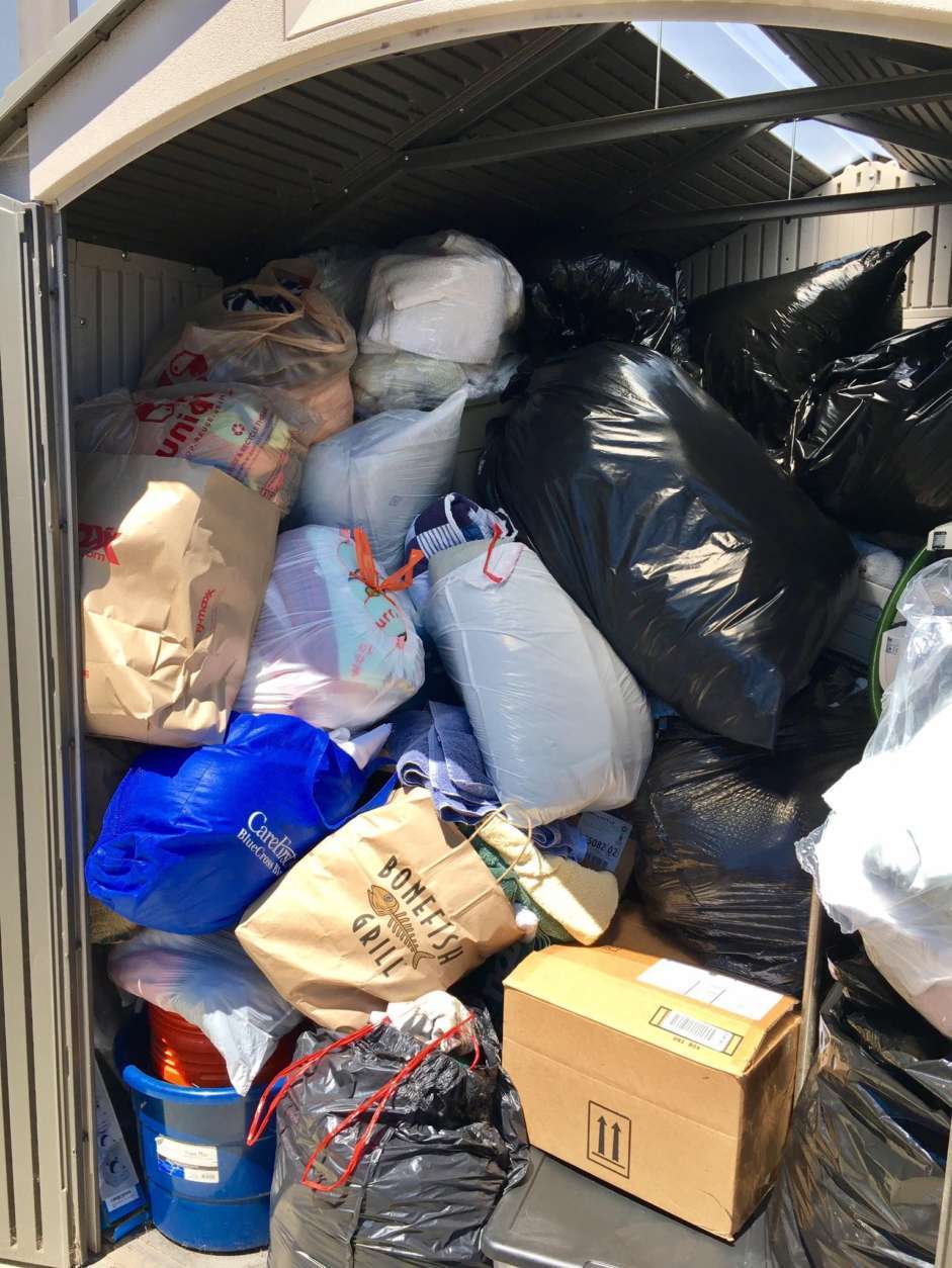 There were so many donations dropped off that Matt Williams with the Humane Rescue Alliance said it is sharing the bedding with other shelters. (Courtesy Humane Rescue Alliance)