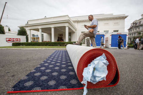 Photos: White House’s West Wing getting a makeover