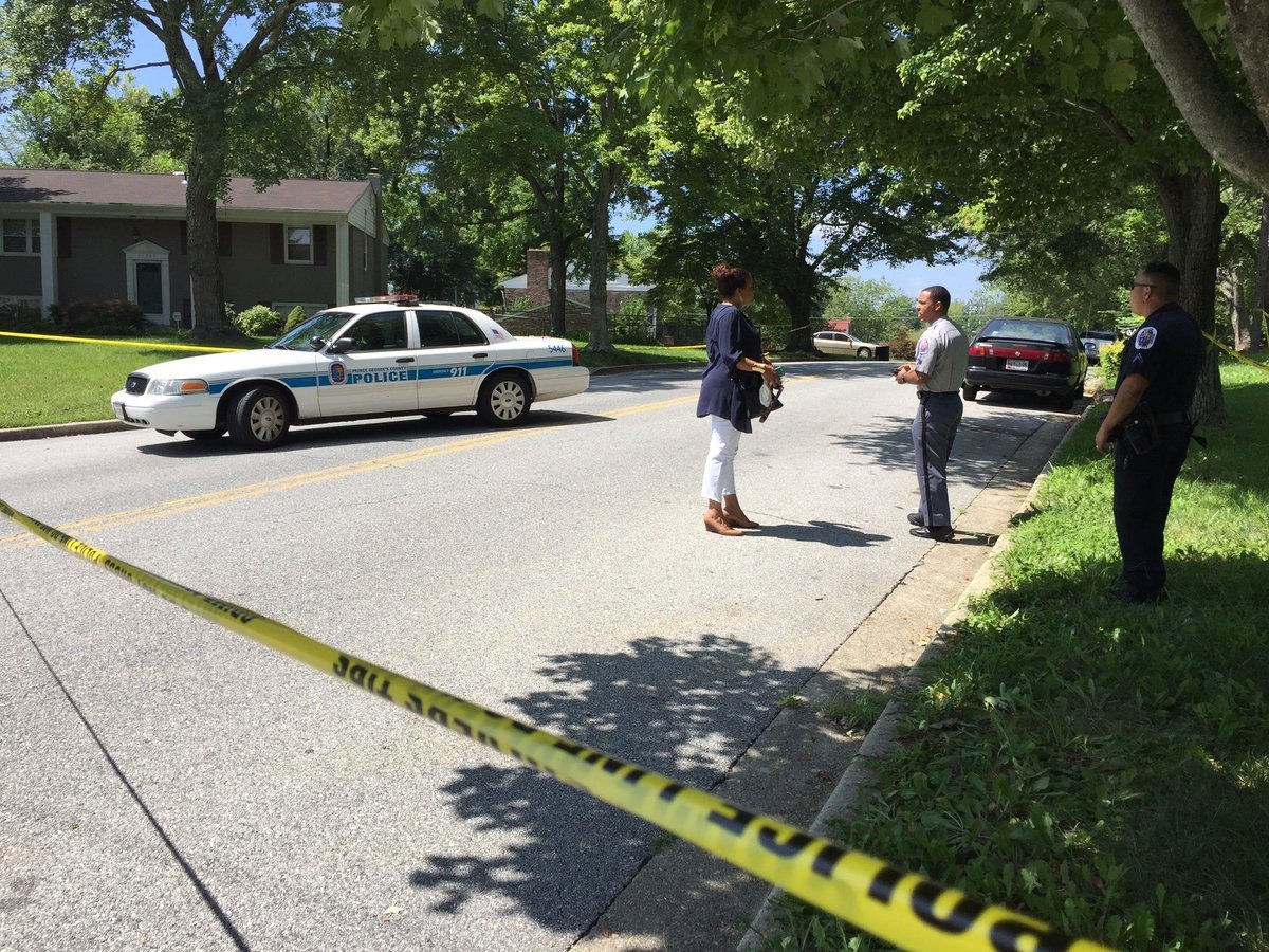 The bodies of three dead children were discovered inside a Clinton, Maryland, home early Friday morning, and Prince George's County police are investigating the deaths as homicides. (WTOP/Kristi King)