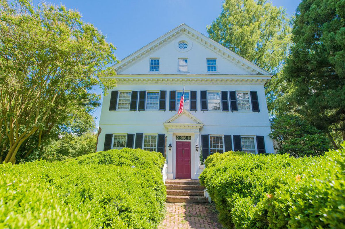 The six-bedroom manse is listed on the National Register of Historic places. Trip Advisor lists Chanceforce Hall as the top B&amp;B in the area. It's now on the market for $595,000. (Courtesy Ashley Holloway/AD Photography &amp; Design)