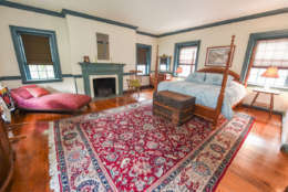 Chanceford Hall, built in 1793, has ties to the War of 1812 and recently underwent an extensive renovation. The six-bedroom bed-and-breakfast has 10 fireplaces, a parlor and solarium. (Courtesy Ashley Holloway/AD Photography &amp; Design)