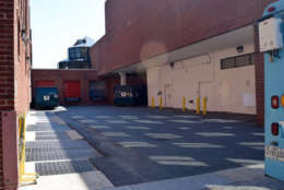 The two food trucks parked in Georgetown aren't on the street. Instead, they're situated at a loading dock between H&amp;M and T.J. Maxx. (Courtesy Bulldog Public Relations)