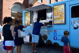 Captain Cookie, one of two food trucks taking up residence in Georgetown on weekends through the fall, serves cookies, local creamery milk and made-to-order ince cream treats. (Courtesy Bulldog Public Relations)